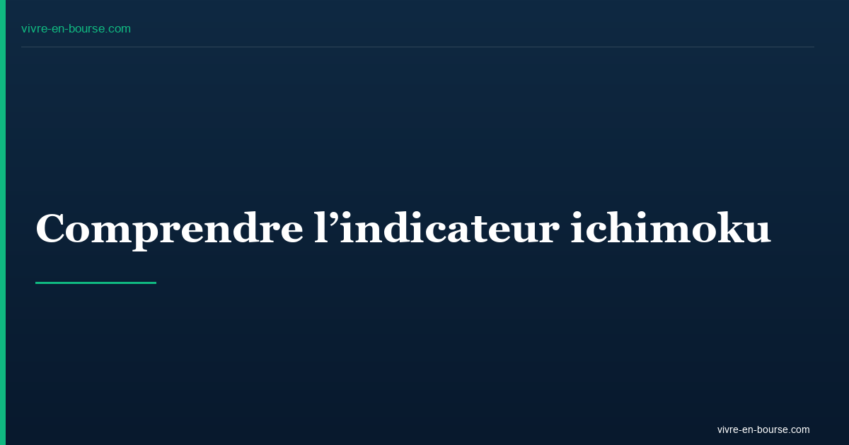 Comprendre l’indicateur ichimoku