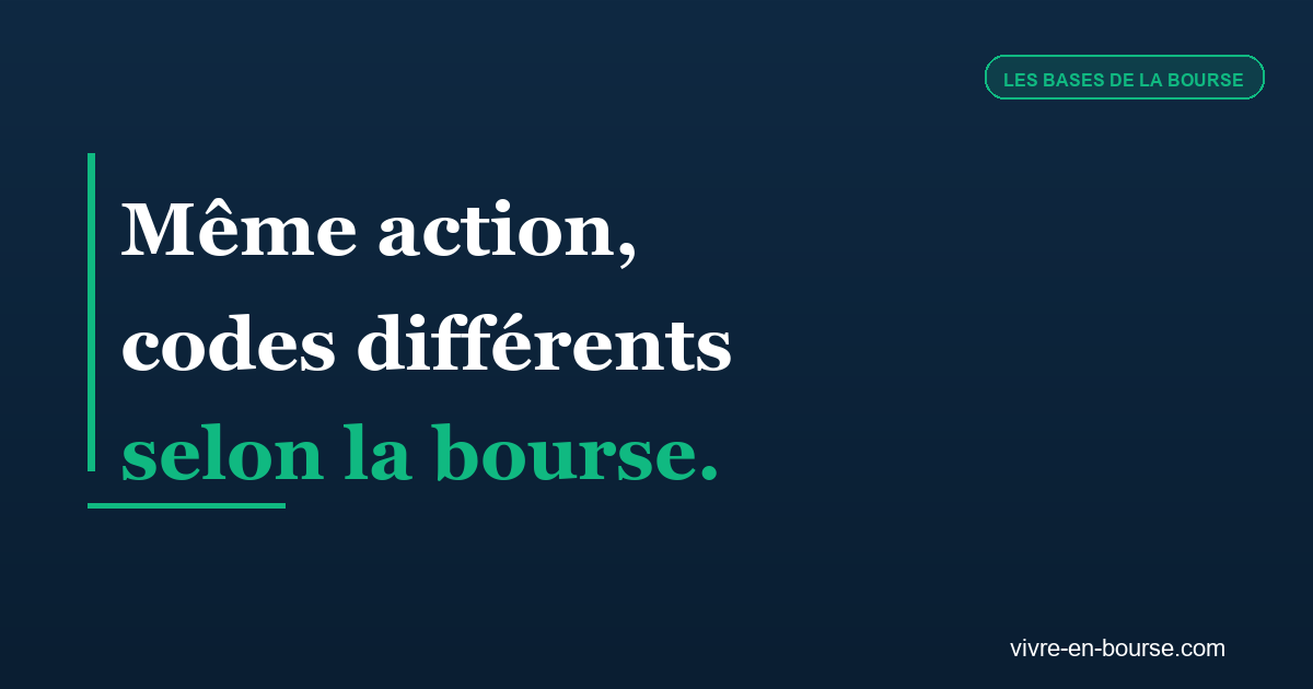 ISIN, ticker, MIC code : pourquoi la même action a-t-elle plusieurs identités ?