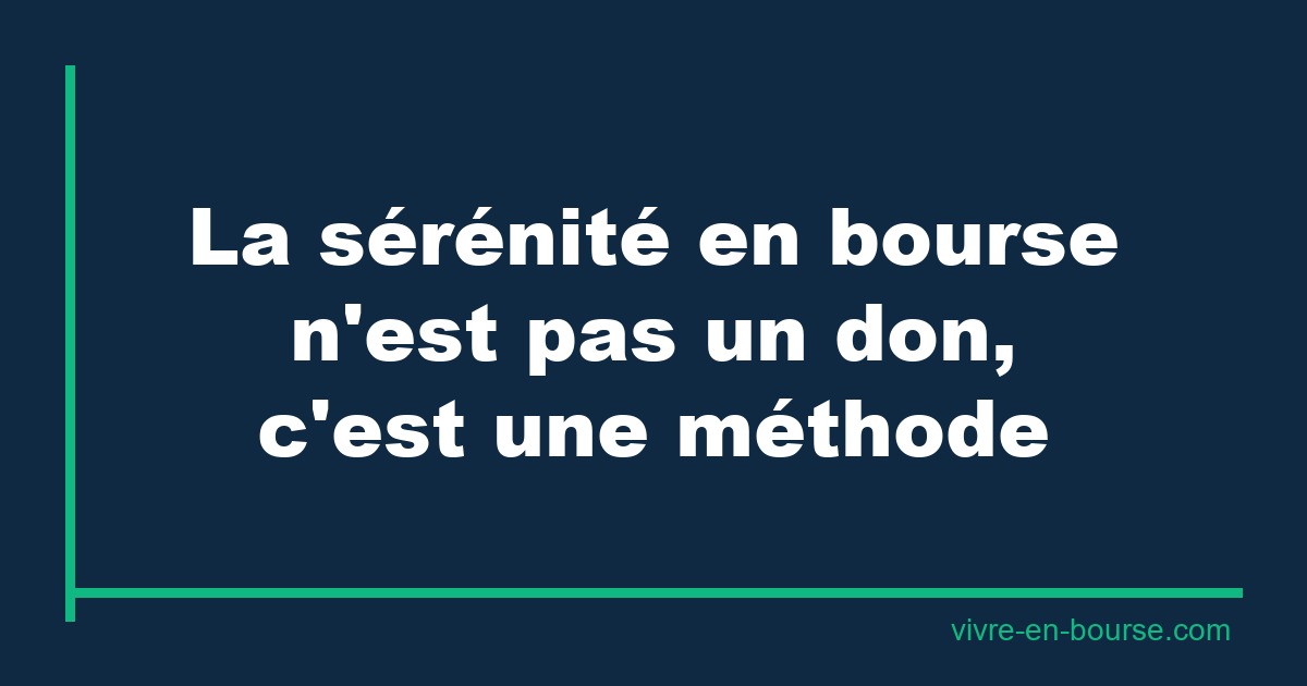 Comment investir en bourse tout en restant zen