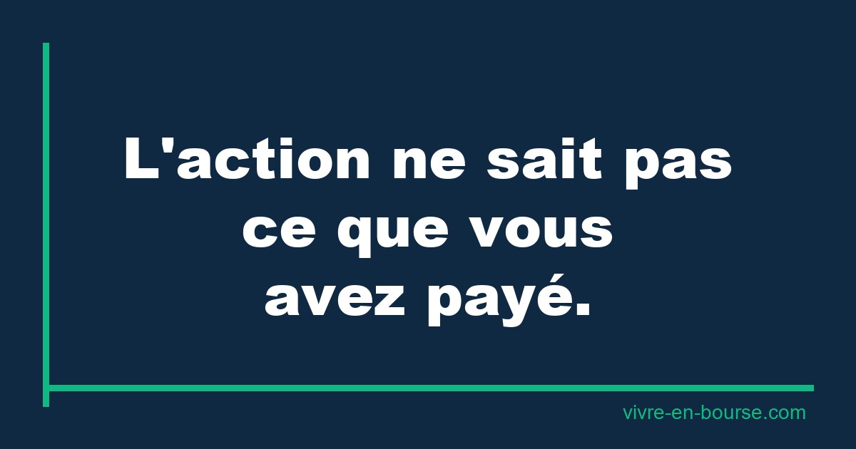 Mythe #4 : « Une action qui a baissé va forcément remonter » — la croyance qui a coulé des milliers de portefeuilles