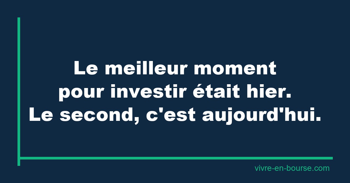 Mythe #8 : « Il faut attendre le bon moment pour investir » — le piège qui coûte le plus cher