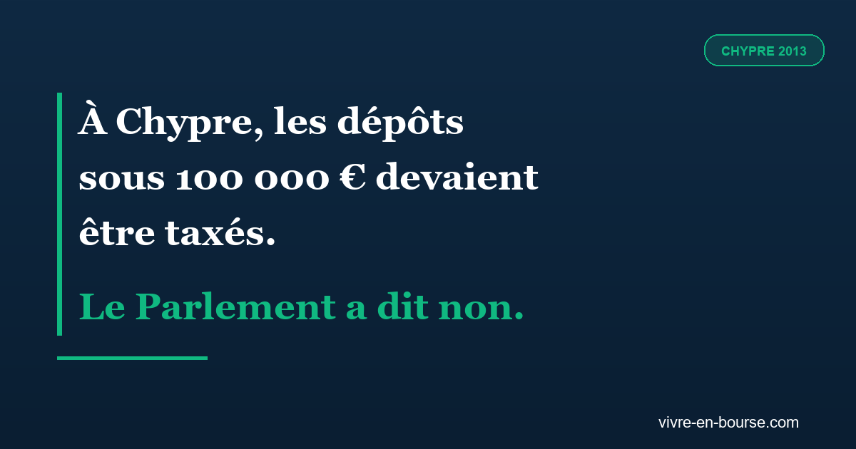 Chypre 2013 : une ponction sur les comptes bancaires peut-elle arriver en France ?